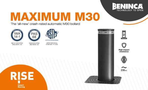 MAXIMUM M30 Automatic Hydraulic Bollard | - Beninca UK