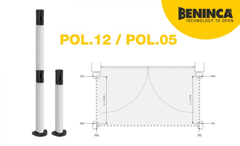 Introducing the brand-new POL posts for PUPILLA photocells. - Beninca UK